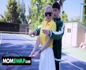 Tennis Game With Slut Stepmoms Leads To Foursome Fuckfest Orgy - Kenzie Taylor & Mona Azar - MomSwap from nick strokes all videos
