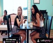 Popular Khloe Kapri Is Caught By The Coffee Shop Barista While Fucking Her Bestie In A Live Stream from related hd lesbian lick ass